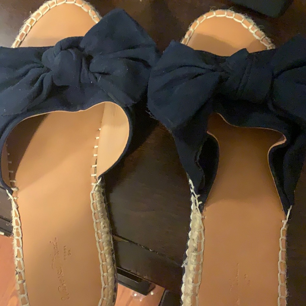 Navy Blue espadrille sandals